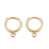 Brass Hoop Earring Findings X-KK-P310-26B-G-1
