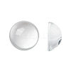 Transparent Half Round Glass Cabochons LS-X-GGLA-R027-30mm-1