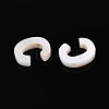 Natural Freshwater Shell Letter Charms BSHE-ZX007-02C-2