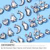 36Pcs 9 Styles 304 Stainless Steel Mixed Shapes Charms STAS-YW0002-79-2