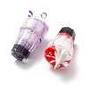 Translucent Resin Pendants RESI-D067-01K-3