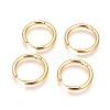 Ion Plating(IP) 304 Stainless Steel Hoop Earrings EJEW-P177-G-23-2