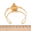 Turtle 304 Stainless Steel Enamel Cuff Bangles for Women LS-BJEW-A049-04C-G-5