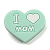 Father's Day Silicone Focal Beads FIND-PW0005-12G-2