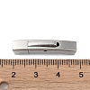 Non-Tarnish 316 Stainless Steel Bayonet Clasps STAS-K282-08D-P-3