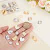 48Pcs 8 Styles Brass Pendants KK-GA0002-29-3