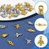 24Pcs 12 Styles Ocean 304 Stainless Steel Links Connector Charms STAS-FS0002-28-2