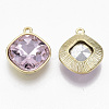 Golden Plated Alloy Pendants PALLOY-N154-03D-2