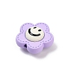 Spray Painted Alloy Beads PALLOY-S038-14C-2
