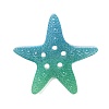 Gradient Color Opaque Resin Decoden Cabochons CRES-P036-01B-05-1