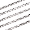304 Stainless Steel Cuban Link Chains FIND-YS0001-20-3