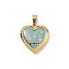 304 Stainless Steel Locket Pendants STAS-H255-02G-07-1