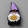 Gnome Food Grade Eco-Friendly Silicone Focal Beads SIL-WH0012-042C-1