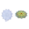 Mandala Flower Coaster DIY Silicone Mold LS-DIY-K072-05B-1