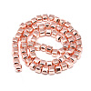 Electroplate Non-magnetic Synthetic Hematite Beads Strands G-Q465-41RG-2