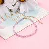Faceted Natural Amethyst Beaded Bracelets for Women BJEW-JB05928-03-1