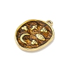304 Stainless Steel Enamel Pendants STAS-G371-04G-01-2