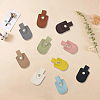 10Pcs 10 Colors Arch Shaped Imitation Leather Nail Clipper Cases DIY-CL0002-28B-7