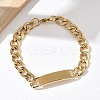 304 Stainless Steel ID Bracelets BJEW-Z178-13G-02-1