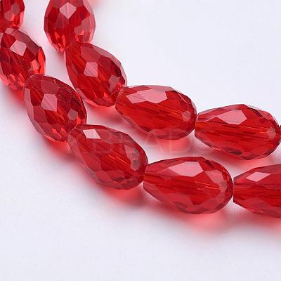 Glass Beads Strands GLAA-R024-15x10mm-M-1