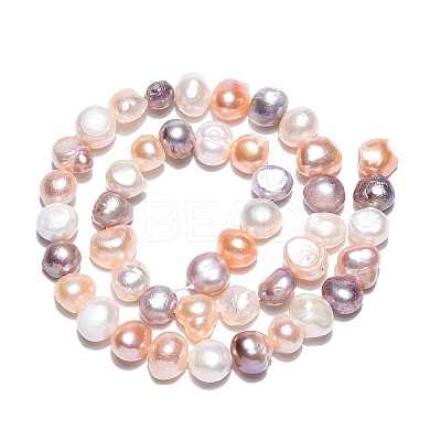 Natural Cultured Freshwater Pearl Beads Strands PEAR-N014-08E-01-1
