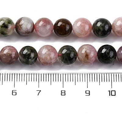 Natural Multicolor Tourmaline Beads Strands G-L608-B01-02-1