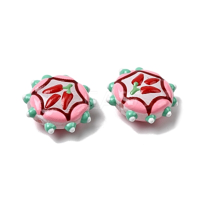 Baking Paint Glass Enamel Beads LAMP-K039-34K-1