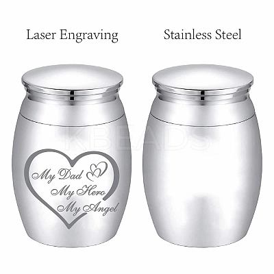Column Alloy Cremation Urn AJEW-CN0002-08E-1