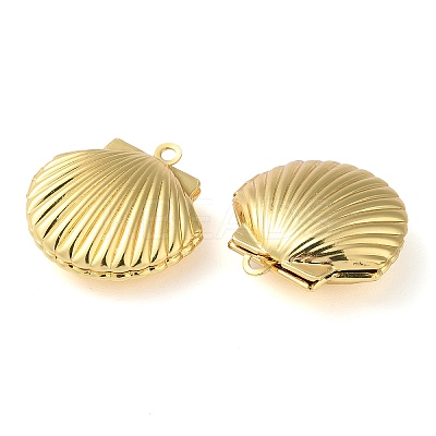 Rack Plating Brass Locket Pendants X-KK-M269-11G-1