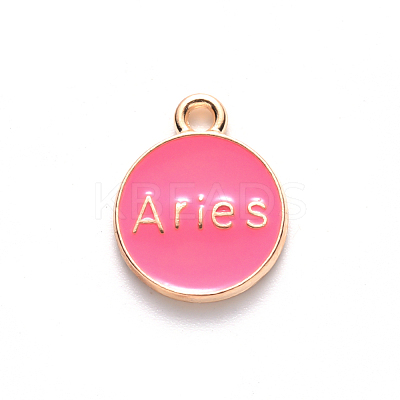 Alloy Enamel Pendants ENAM-S124-01B-03A-1