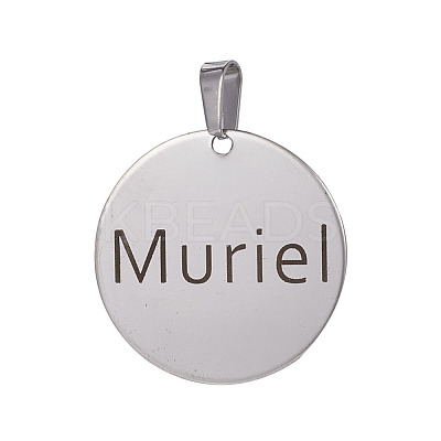 Non-Tarnish 201 Stainless Steel Pendants STAS-E450-10P-AAA-1