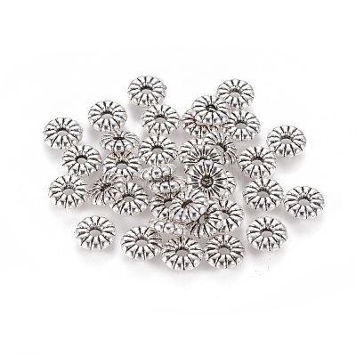 Tibetan Style Spacer Beads TIBEB-LF0720YKG-AS-LF-1