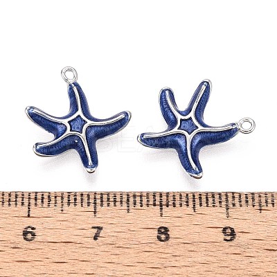 Brass Enamel Pendants KK-T071-31P-1