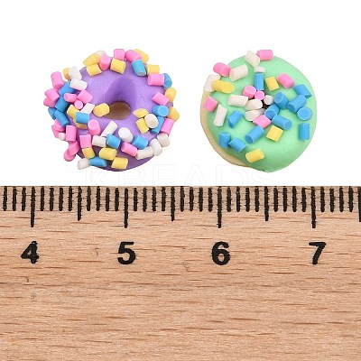 Opaque Resin & Polymer Clay Beads RESI-D025-02-1