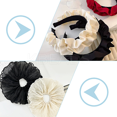 1Pc Polyester Ruffled Ribbon OCOR-WR0001-26-1