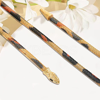 Iron Bendable Flexible Snake Shape Choker Necklaces for Women FS-WGEF5CD-01-1
