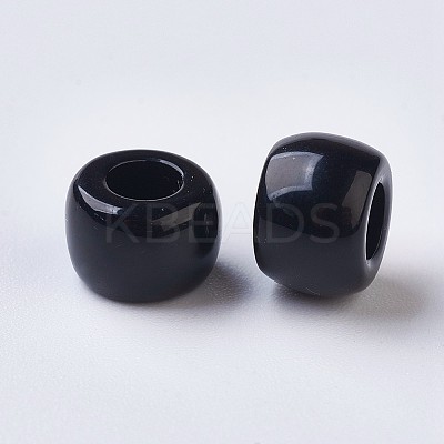 Resin Large Hole Beads LS-X-RESI-WH0002-06B-1