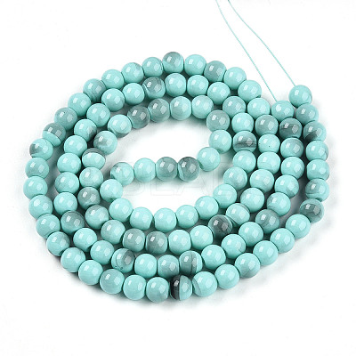 Baking Paint Glass Beads X1-DGLA-N013-8mm-04-1