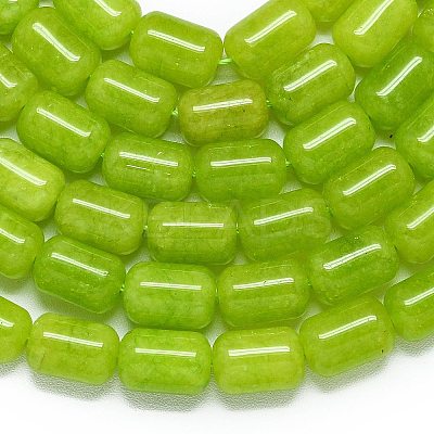 Natural Malaysia Jade Beads Strands G-B165-E01-8x12mm-1