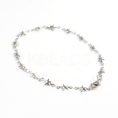 Tarnish Resistant 304 Stainless Steel Bracelets X-BJEW-D418-05-1