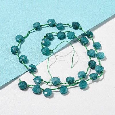 Synthetic Turquoise Dyed Beads Strands X-G-F513-02A-01-1