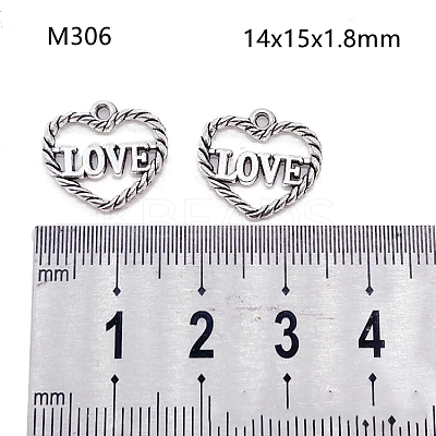 DIY Alloy Jewelry Pendant LS-PW-WG69265-02-1