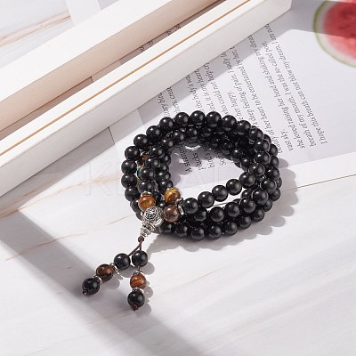 Mala Bead Bracelet BJEW-JB08211-1
