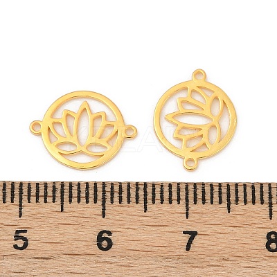 925 Sterling Silver Hollow Connector Charms STER-A046-01G-1