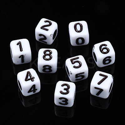 Opaque Acrylic Beads SACR-S273-42-1