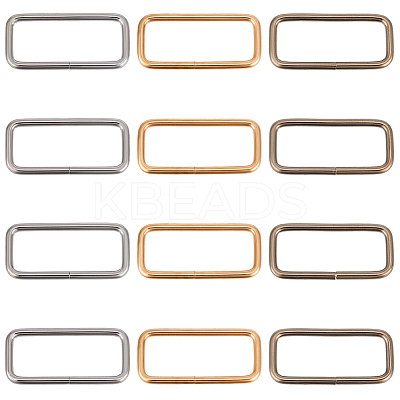 12Pcs 3 Colors Iron Bag Accessories FIND-CY0001-50-1