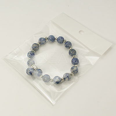 Fashion Gemstone Beaded Bracelets BJEW-JB00858-1