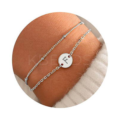 201 Stainless Steel Multi-strand Bracelets FS-WG545AB-03-1