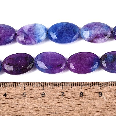 Dyed Natural White Jade Beads Strands G-N370-01A-03-1