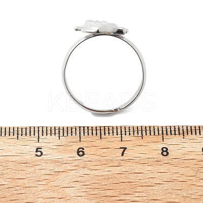 Brass Adjustable Finger Rings RJEW-D314-03P-1